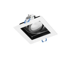 Orno YOP dekoratyvinis prožektoriaus rėmelis, MR16/GU10, maks. 50 W, reguliuojamas, baltas ir juodas