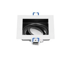 Orno YOP dekoratyvinis prožektoriaus rėmelis, MR16/GU10, maks. 50 W, reguliuojamas, baltas ir juodas