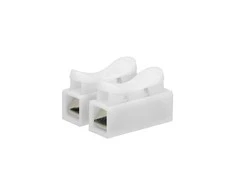Złączka Dvigubo bėgelio spyruoklinė jungtis 2x2,5mm², 10 vnt.
