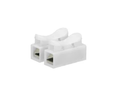 Złączka Dvigubo bėgelio spyruoklinė jungtis 2x2,5mm², 100 vnt.