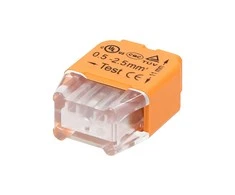 Orno Złączka 2 laidų įspaudžiama instaliacinė jungtis; 0,75–2,5 mm² laidui; IEC 300V/24A; 10 vnt.