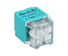 Orno Złączka Įspaudžiama instaliacinė jungtis, 4 laidų, dvieilė, 0,75–2,5 mm² laidams, IEC 300V/24A, 100 vnt.