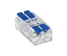 Orno Złączka 2 laidų, dvipusė montavimo kompresinė jungtis; bet kokiam 0,75–4 mm² laidui; IEC 250V/32A; 50 vnt.