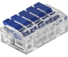 Orno Złączka 5 laidų kompresinė instaliacinė jungtis; bet kokiam 0,75–4 mm² laidui; IEC 450V/32A; 10 vnt.