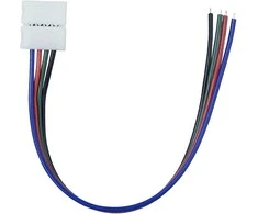 Orno Złączka RGB LED jungtis 10 mm, vienpusė, su laidu