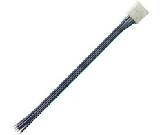 Orno Złączka RGBW LED jungtis 12 mm, vienpusė, su laidu