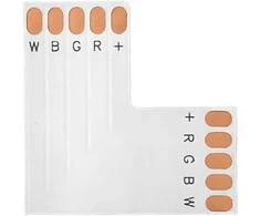 Orno Złączka RGBW LED jungtis 12 mm, kampuota „L“ formos