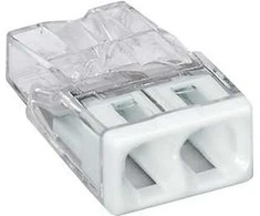 Złączka „Wago“ 2 takelių jungtis, modelis: 2273-202, nuo 0,5 iki 2,50 mm², 5 vnt.