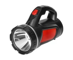 Latarka, Pakraunamas LED žibintuvėlis VIRONE, 3W, 6000K, 165lm, pakraunamas USB, raudonos/juodos sp