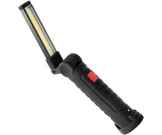 Orno Žibintuvėlis, LED COB dirbtuvių žibintuvėlis 2W, 200lm, 1200mAh, sulankstomas