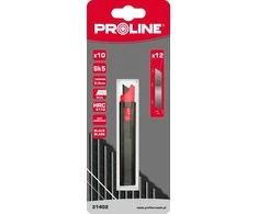Ašmenys Proline SK5 18mm Juodi 10 vnt.
