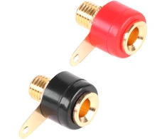 Gniazdo CableTech juoda/raudona