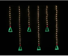 Plastrol Kalėdinė dekoracija girlianda eglutė led 1,2 m x 1,2 m / 3 m