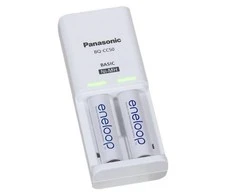Eneloop Basic charger K-KJ50MCC20E + 2 AA batteries (1900mAh) Panasonic K-KJ50MCC20E Ni-MH