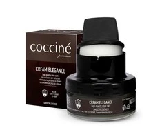 Coccine juodos spalvos avalynės tepalas su kempinėle Nr.02 Kreminis Elegance, 50 ml