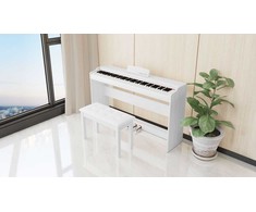 Skaitmeninis pianinas Kruger &amp; Matz KMDP-105, spalva balta