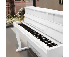 Kruger &amp; Matz Pianino KrugerMatz KMDP-755 skaitmeninis pianinas, blizgiai baltas