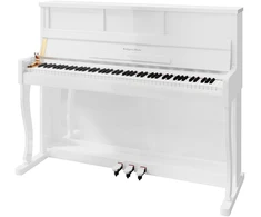Kruger &amp; Matz Pianino KrugerMatz KMDP-755 skaitmeninis pianinas, blizgiai baltas