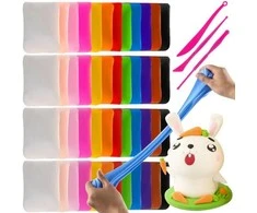 Kruzzel Putplasčio - plastilino rinkinys 48 vnt. kruzelis 21656