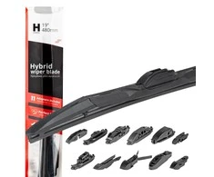 Valytuvo šluotelė „amio hybrid multiconnect“ 14 colių, 350 mm, 35 cm, 11 adapterių, amio-02201