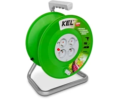 Plastrol KEL 4 lizdų būgninis suktuvas su IP20 /maks. 50m 3x1,5/ W-97082