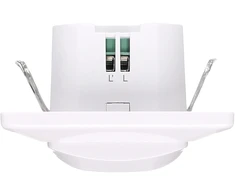 Plastrol infraraudonųjų spindulių judesio jutiklis 500W/200W, įleidžiamas į žemę IP20 diapazonas 9m CR-IR2/KP/Baltas