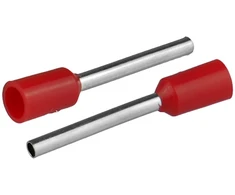 Plastrol Końcówka tulejkowa izolowana do przewodów 10,75mm2; DŁ TULEJKI 18,4mm Raudona 50 vnt.
