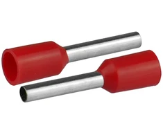 Plastrol Końcówka tulejkowa izolowana do przewodów 11,5mm2; DŁ TULEJKI 16,4mm Raudona 20 vnt.