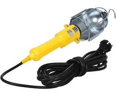 Plastrol KEL nešiojamas šviestuvas E27 5m laidas 60W oranžinis su kabliu IP20 LWP-1/5