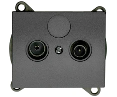 Plastrol Lizdas abonenckie „rtv” – onyx końcowe 1,5db ,antracito