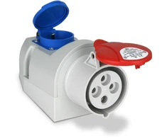 Plastrol Lizdas siłowe stałe 4p + gniazdo 250v 2p+su