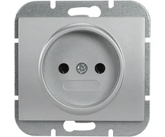 Plastrol Lizdas su kištuku pavienis p/t 2p, 16a, 250v (modulis)