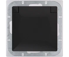Plastrol Abex Pearl vieno lizdo hermetiškas IP44 juodas (PT-16PH)