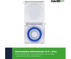 Plastrol Programator czasowy, Mechaninis, 24h; ip20 schuko