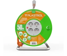 Plastrol ilgintuvas Standard Line 50m H05VV-F 3x1,5 4xGS 16A oranžinis (W-98951)