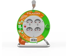 Plastrol STANDARTINĖ LINA 10m H05V-F 3x1 4xGS / + termik / 10A oranžinė