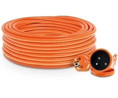 Plastrol KEL Sodo minkštiklis 1-lenkimo iš / U 10m 16A IP44 oranžinė (W-96983)