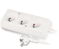 Plastrol Jonex Przedłużacz 3-gniazda su/u 10A 5m /OMY 3x1/ balta PS-370 T-105430