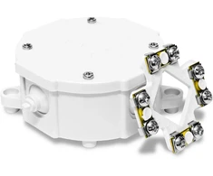 Plastrol Puszka hermetyczna 380v, su dławicą d-13,5 su wkładem 4×2,5, ip44