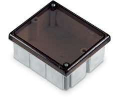 Plastrol Puszka instalacyjna, izolacyjna, odgałęźna, 10-wlotowa, n/t, su dławicami d-16, ip54, wymiar 80×95
