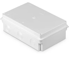 Plastrol Puszka instalacyjna, izolacyjne, odgałęźna, 6-wlotowa, su osłabieniami ścianek ?21-37, n/t , wymiar 235x150x75, ip40