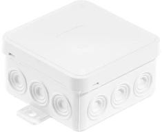 Plastrol Hermetiška įleidžiama dėžutė v5 IP-54 75x75x41 12-vnt. klik su susilpninimais balta