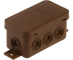 Plastrol Puszka n/t hermetyczna v8 ip-54 80x45x41 8-wl klik su osłabieniami ruda