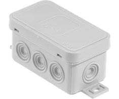 Plastrol Hermetiška įlaidų dėžutė v8 ip-54 80x45x41 8-ių laidų klik su silpninimais pilka