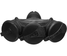 Plastrol KEL Kištuko skirstytuvas 3 lizdai be 16A 250V IP54 juodas GN-X3/54 W-01154