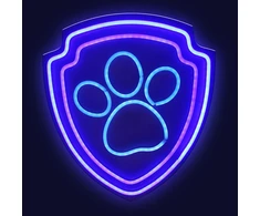 Plastrol Wiszący neon led na plexi psi patrol – łapa ow-130246
