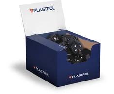 Plastrol Wtyczka rozbieralna, kątowa, 2p+su, 16a, 250v su uchem, wt-16z juoda