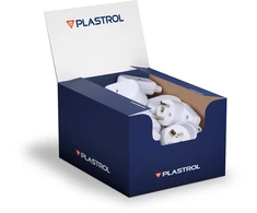 Plastrol Atjungiamasis kampinis kištukas su apšvietimu, 2p+su, 16A, 250V, WT-16S balta