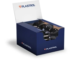 Plastrol Wtyczka rozbieralna, prosta 2p, 16a, 250v, wt-20 juoda
