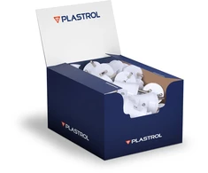 Plastrol Wtyczka rozbieralna, prosta 2p+su, 16a, 250v, wt-30 balta